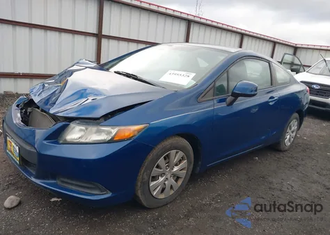 2012 Honda Civic Lx from USA, damaged, VIN 2HGFG3B53CH521733